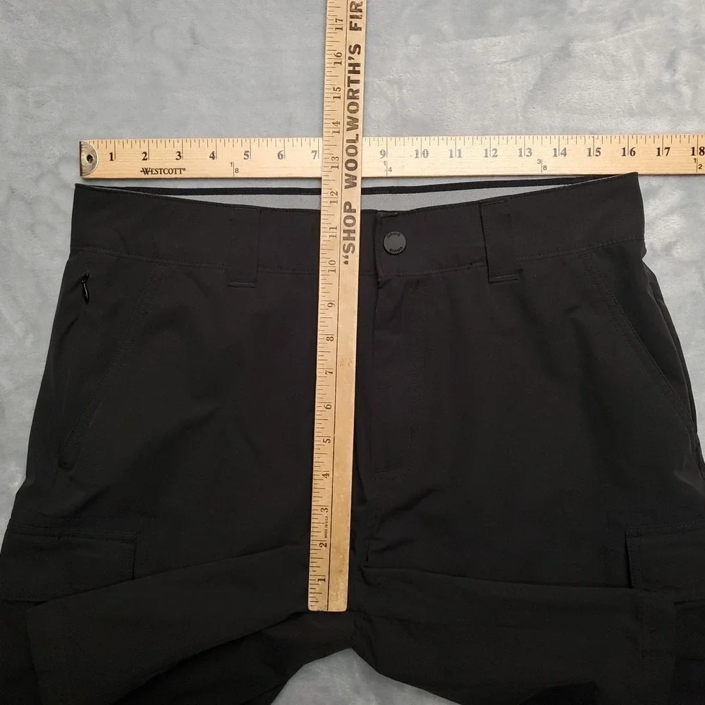 Orvis Shorts Mens 32 Black Cargo Lightweight Active Travel Hike Comfort Techwear